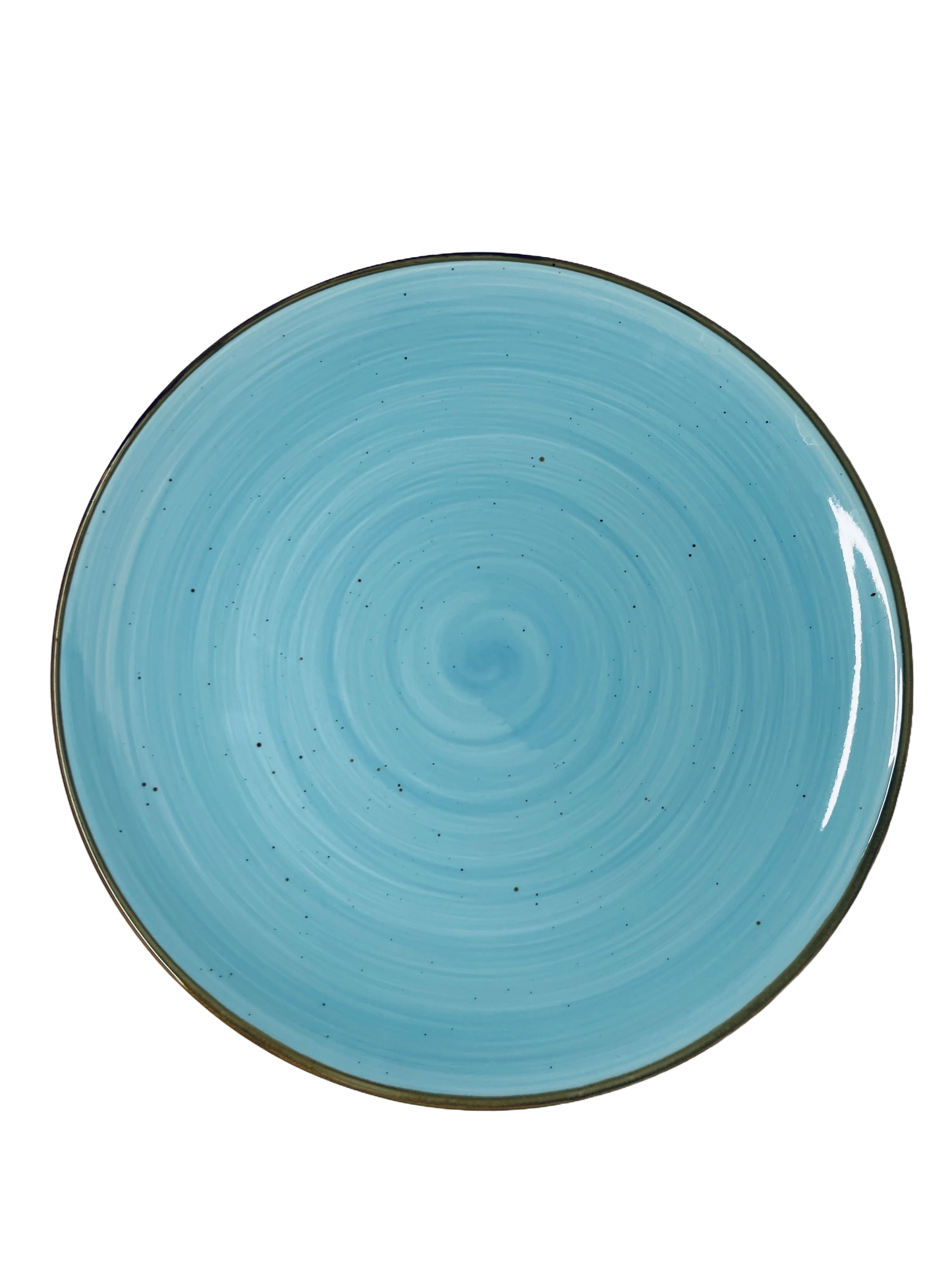 Assiette porcelaine bleu